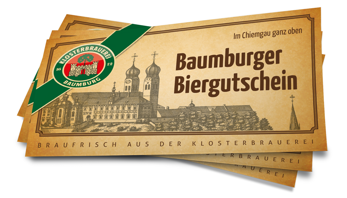 Baumburger Biergutschein